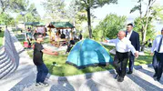 Sarımsaklı Barajı mesire alanı yenilenen yüzüyle piknikçilerin gözdesi oldu