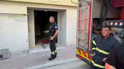 Eskişehirde apartman yangını paniği