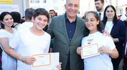 Sultangazi’de karne günü öğrenciler başkanla buluştu