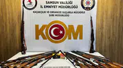 Samsun Atakumda silah deposuna polis baskını