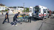 Mersin sokaklarında gerçeği aratmayan kaza senaryosu