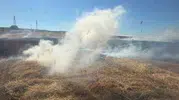 Bandırma’da tarlada başlayan yangın korkuttu