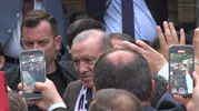 Erdoğan Edirne sokaklarında vatandaşla buluştu