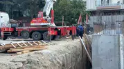 Isparta'da okul inşaatında facia Hafriyat altında kalan iki işçi yaralandı