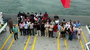 Malatya’da uluslararası öğrenciler feribot gezisinde buluştu