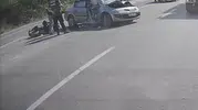 Zonguldak'ta motosiklet sürücüsü akaryakıt istasyonuna dönen otomobille çarpışıp can verdi