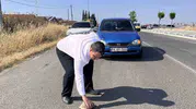 Hayrabolu’da trafik akışını durduran nazik müdahale