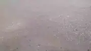 Edirne sınırında aniden bastıran dolu hayatı durma noktasına getirdi