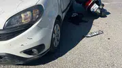Alaplı'da kavşak kazası motosikletteki iki kişiyi hastanelik etti