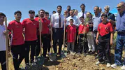 Güreşçiler Malatya’da yeşil bir iz bırakıyor