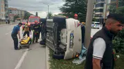 Kulu’da direksiyon hakimiyetini kaybeden sürücü kaza yaptı