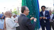 Çöp kutusuna gidenler Siirt’te sanat eserine dönüştü