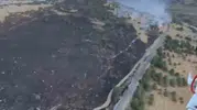 Balıkesir İbirler’de alevler rüzgarla yayıldı