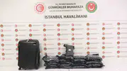 İstanbul Havalimanı’nda bagajdan çıkan 20 milyonluk uyuşturucuya operasyon