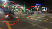 Batman'da kavşak kazası kask kamerasında