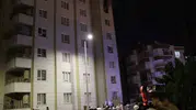 Şanlıurfa’da yüksek katlı apartmanda gece paniği