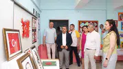 Köşkün genç yetenekleri yıl boyu ürettiklerini sergiledi