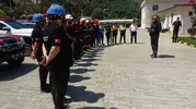 Artvin Barajı’nda nefes kesen yangın ve kurtarma tatbikatı