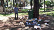 Aydınlıların serinleme durağı bir gecede çöplüğe döndü
