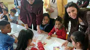 Miniklerin kağıda döktüğü hayaller üniversiteli abla ve abileriyle canlandı