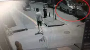 Manavgat'ta ışıklarda duramayan sürücü trafiği birbirine kattı