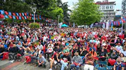 Trabzon Meydanı milli maç için dev ekrana kilitlendi