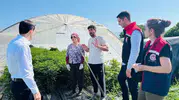 Bozdoğan seralarında verim takibi