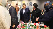 Esenler'de kursiyerlerin ürettiği 630 eser sergileniyor
