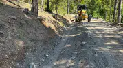 Çameli Yaylapınar yolunda asfalt hazırlığı başladı