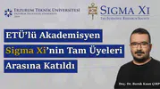 Erzurumlu akademisyene küresel bilim dünyasından tam üyelik onuru