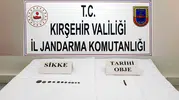 Kırşehir yolunda tarihi eser operasyonu