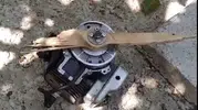 Kastamonu'da bir evin fındık bahçesine insansız hava aracı düştü