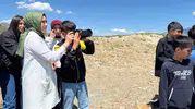 Erzurum Oltu’da öğrencilere doğa ve kuş gözlemi eğitimi verildi