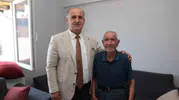 İncirliova Belediye Başkanı Kaya şehit babalarını evlerinde ziyaret etti