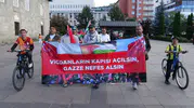 Erzurum’da sağlıkçılardan 137’nci hafta Gazze yürüyüşü