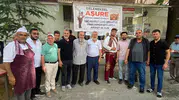 Bolvadin’de esnaf ve cemaatten 2 bin kişilik aşure sofrası