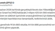 YKS sınav günü için İçişleri Bakanlığı’ndan dev güvenlik önlemi