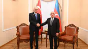 Numan Kurtulmuş Bakü’de Azerbaycanlı mevkidaşlarıyla bir araya geldi