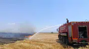 Hatay Kırıkhan’da anız yangını korkuttu
