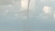 Rize açıklarında oluşan hortum bölge halkını tedirgin etti