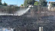 Yunuseli’ndeki otluk yangını itfaiye ekiplerini harekete geçirdi
