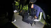 Çorlu'da takla atan otomobilden yara almadan kurtuldular