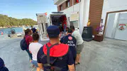 Fethiye Tersane adasında mahsur kalan hastaya denizden müdahale