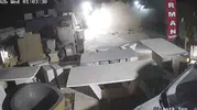 Bodrum'da gece yarısı dehşeti Düğün salonuna giren otomobil kamerada