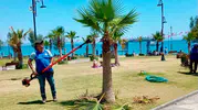 Didim sokaklarında belediye mesaisi başladı