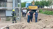 Kayseri'de inşaat alanında duvar kazası