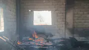 Siirt merkezde bir evde çıkan yangın korku yarattı