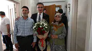 Erzurum Valisi Narman’da kahramanların ailelerini yalnız bırakmadı