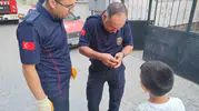 Sungurlu’da mahsur kalan kuş için ekipler seferber oldu
