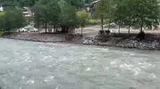 Rize’de acı kaza Kayıp genci arayan AFAD botu devrildi